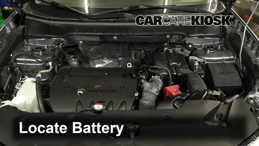 2019 Mitsubishi Outlander Sport ES 2.0L 4 Cyl. Battery Replace